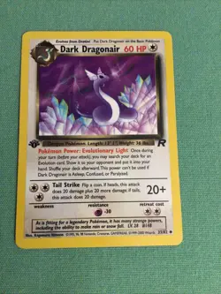 Dark Dragonair Non Holo 1st Edition 33/82 Pokemon Card - Image 1