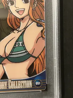 PSA 10 Nami One Piece x Morinaga Wafer Part3 Clear Card 2012 - Image 5