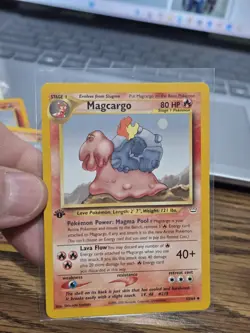 Pokemon Card - Magcargo 1st Edition Neo Revelation 33/64 Uncommon NM Vintage TCG - Image 1