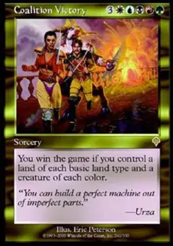 Coalition Victory - Light Play MTG Invasion - Image 1