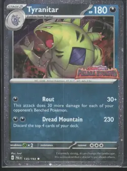 Tyranitar (Paldea Evolved Stamp) Promo Miscellaneous Cards & Products 135/193 NM - Image 1