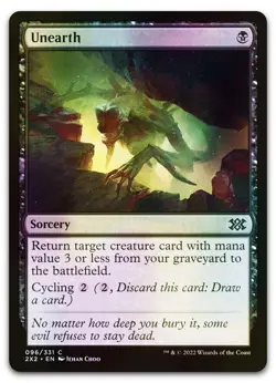 Unearth #96 (Foil) (NM) Double Masters 2022 2X2 Magic MTG - Image 1