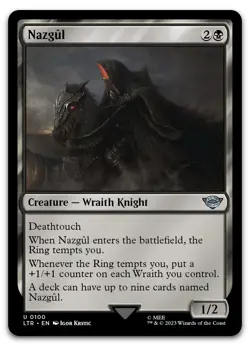 Nazgul (0100) #100 (NM) Lord of the Rings LTR Magic MTG - Image 1