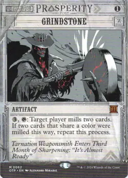 MTG Grindstone (62) | NM | Outlaws of Thunder Junction: Breaking News {OTP} - Image 1