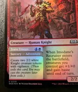 Imodane's Recruiter 0229 WOE Foil Uncommon Wilds Of Eldraine Magic The Gathering - Image 4