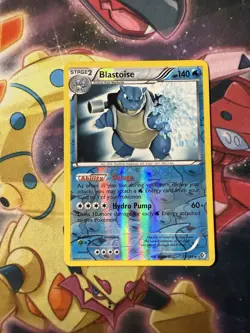 Pokemon TCG Blastoise 31/149 Reverse Holo Boundaries Crossed LP - Image 1