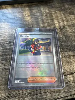 Pokemon TCG Carmine Pokeball Reverse Holo Prismatic Evolutions 103/131 English - Image 1