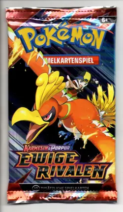 Pokemon Karmesin & Purpur Ewige Rivalen - 1 Booster Pack - Ungeoffnet Neu & OVP - Image 2