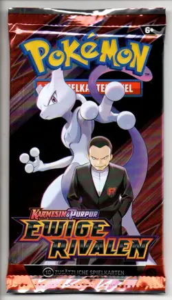 Pokemon Karmesin & Purpur Ewige Rivalen - 1 Booster Pack - Ungeoffnet Neu & OVP - Image 3
