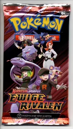 Pokemon Karmesin & Purpur Ewige Rivalen - 1 Booster Pack - Ungeoffnet Neu & OVP - Image 4