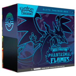 Pokemon TCG Mege Evolutions Phantasmal Flames ETB Elite Trainer Box - PRESALE - Image 1