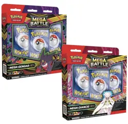 Pokemon Set of 2 Gengar and Diancie ex Mega Battle Deck Sealed - Image 1