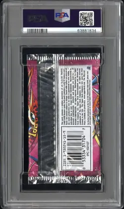 2003 Yu-Gi-Oh! Magician's Force English 1st Edition Booster Pack PSA 9 MINT - Image 2