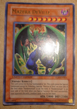 Yu-Gi-Oh TCG Mazera DeVille Limited Edition Ultra Rare TLM-ENSE3 - Image 1