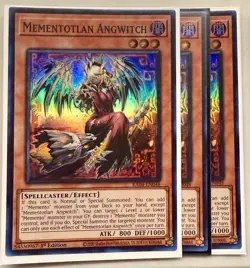 3x Mementotlan Angwitch 1st Edition Super Rare RA04-EN048 Yu-Gi-Oh! - Image 1
