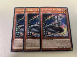 Yu-gi-oh! TCG 3x Inspector Boarder EURO RA01-EN010 Secret YUGIOH! x3 NM - Image 1