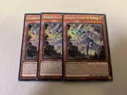 3x Yu-Gi-Oh! EURO Dogmatika Ecclesia, the Virtuous RA01-EN020 Secret Rare - Image 1