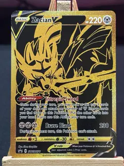 Zacian V SWSH076 SWSH: Sword & Shield Promo Cards Holo - Image 1