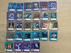 🔥YUGIOH ELEMENTAL HERO 84 CARD DECK+BONUS PLAYMAT-SPEED DUEL GX ACADEMY-SGX1-NM - Image 1