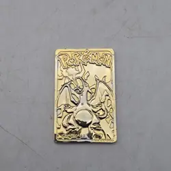 Vintage 1999 Burger King Pokemon Charizard 23k Gold Plated Trading Card - Image 2