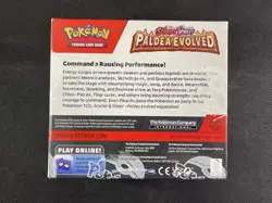 Pokemon Cards Paldea Evolved Booster Box Sealed S&V Top Slit Plastic - Image 3