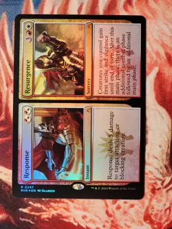 Response Resurgence Ravnica Remastered Foil Magic Gathering MTG RVR - Image 1