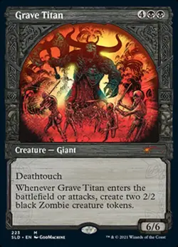 1 x Grave Titan - Foil - Secret Lair - NM-Mint - MTG - Image 1