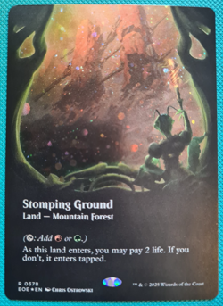MTG - Stomping Ground - Galaxy Foil - Edge of Eternities - Magic the Gathering - Image 1