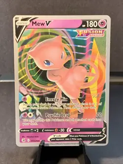 Pokemon TCG Mew V 113/264 2023 World Championships Fusion Strike Variant D - Image 1
