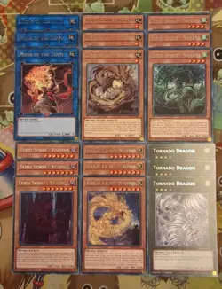 Yugioh Tenyi Spirit/Monk & Tornado Dragon 18cd Core CRBR-EN... Mint Wyrm Bundle - Image 1