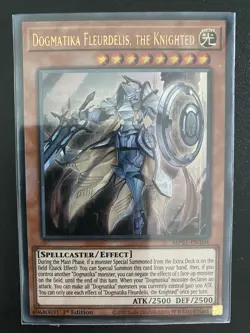 Yugioh Dogmatika Fleurdelis, the Knighted MP21-EN104 Ultra Rare 1st Edition NM - Image 1
