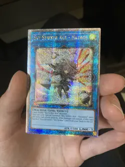 Sky Striker Ace - Hayate (New Art) (Quarter Century Secret Rare) RA04-EN073 - Image 1