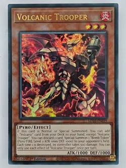 Yu Gi Oh - LD10-EN019 Volcanic Trooper - Ultra Rare - Image 1