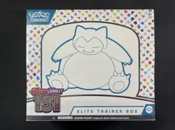 Pokemon Cards Sealed 151 ETB Snorlax Ultra Rare S&V 2023 - Image 1