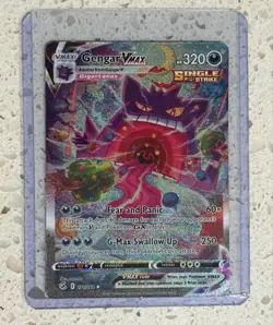 Gengar VMAX Alternate Art Secret 271/264 Pokemon Card Fusion Strike - Image 1