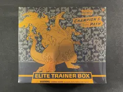 Pokemon Cards Sealed Champions Path ETB Charizard Ultra Rare SWSH 2020 - Image 1