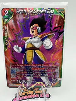 Dragon Ball Super Card Game Vegeta, Omnipotent Elite Saiyan Showdown BT15-143 SR - Image 1