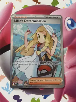 Pokemon Tcg Lillie’s Determination Full Art Trainer Card 169/132 Mega Evolution - Image 1