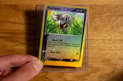 Poochyena 64/109 EX Ruby & Sapphire Reverse Holo Common - Vintage Pokemon Card - Image 4