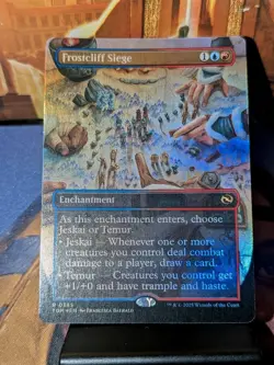 Frostcliff Siege (Borderless) MTG Tarkir: Dragonstorm Foil NM - Image 1
