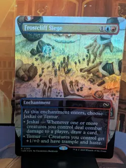 Frostcliff Siege (Borderless) MTG Tarkir: Dragonstorm Foil NM - Image 4