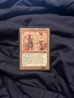 Urza's Avenger AUTOGRAPHED (Antiquities) NM MTG - Image 1