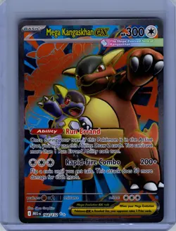 Pokemon ME01: Mega Evolution #164/132 Mega Kangaskhan ex Near Mint or Better - Image 1