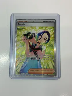 Pokemon TCG Perrin 220/167 Twilight Masquerade Special Illustration Rare NM SIR - Image 1