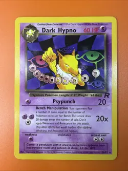 Pokemon TCG Dark Hypno 26/82 Team Rocket Regular LP-MP Free Shipping! - Image 2
