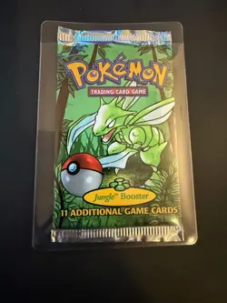 1999 Pokemon Jungle Booster Pack Sealed Scyther WOTC - Image 1