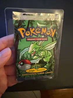 1999 Pokemon Jungle Booster Pack Sealed Scyther WOTC - Image 3