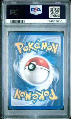 2002 POKEMON EXPEDITION #46 FERALIGATR-REVERSE FOIL PSA 8 - Image 2