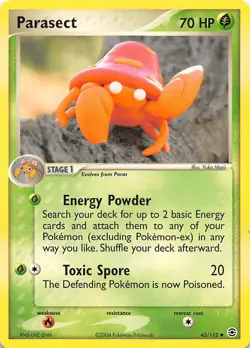 Parasect 43/112 FireRed & LeafGreen Pokemon 003055 - Image 1