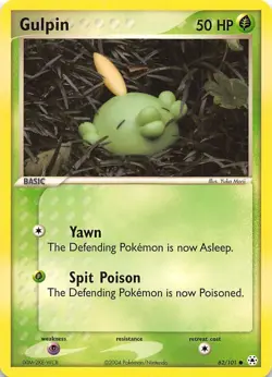 Gulpin 62/101 Hidden Legends Pokemon 003126 - Image 1